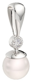 Подвеска Lucente Silver ZO-0440006 вес 1.34 г серебро, фианит, жемчуг