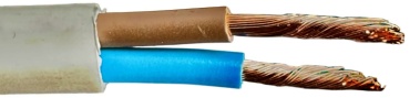 Провод ПУГНП 2x4, 1 м