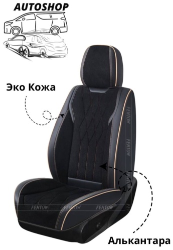 AUTOSHOP Honda CR-V 2012-2025 желтый, черный