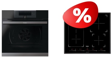 Haier HWO60SM5F5B1H + Индукционная варочная панель Haier HHY-Y64FVB черный