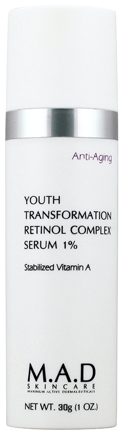 M.A.D. Skincare сыворотка Youth Transformation Retinol Complex Serum 1% для лица, для зоны декольте 30 мл