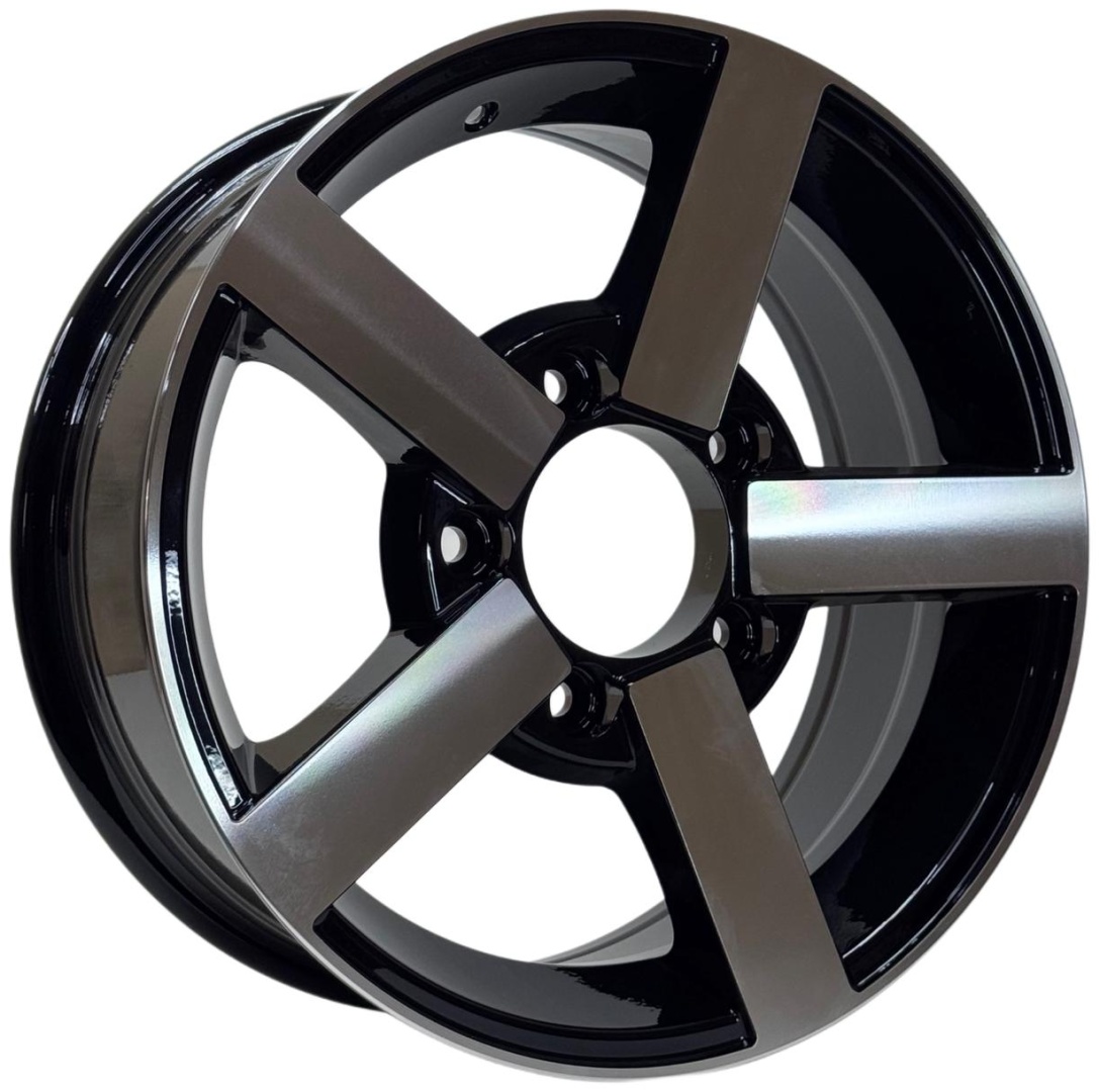 Wheels 464DD 6.5x16/5x139.7 D98 ET35 4 диска черный, хром