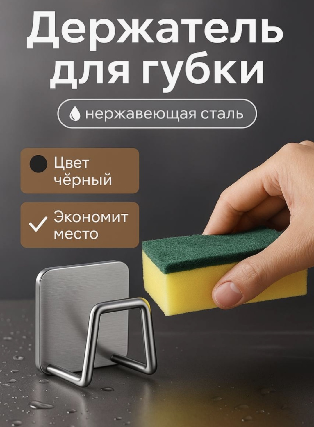 Держатель для губки Солнечный круг 091316 4x4 см