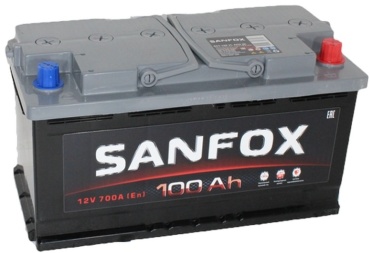 SANFOX 6CT-100 SANFOX 100 Ач обратная