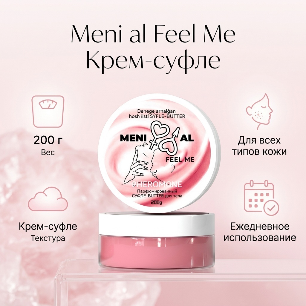 Meni al Feel Me крем-суфле для тела 200 г