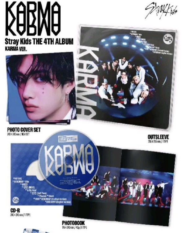 Музыкальный диск JYP ENTERTAINMENT STRAY KIDS - KARMA limited ver