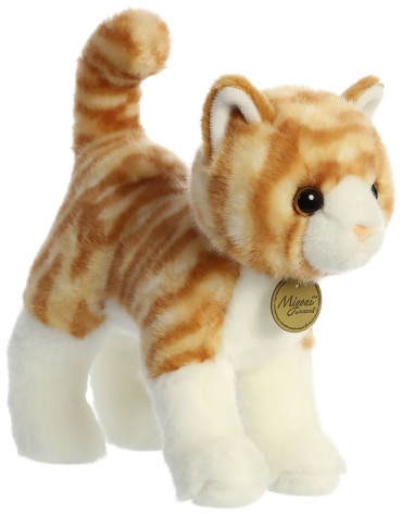 Мягкая игрушка Aurora Кошка, 19 см