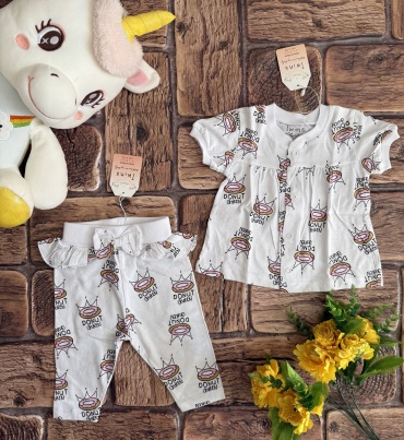 Комплект Twins Textile белый, розовый