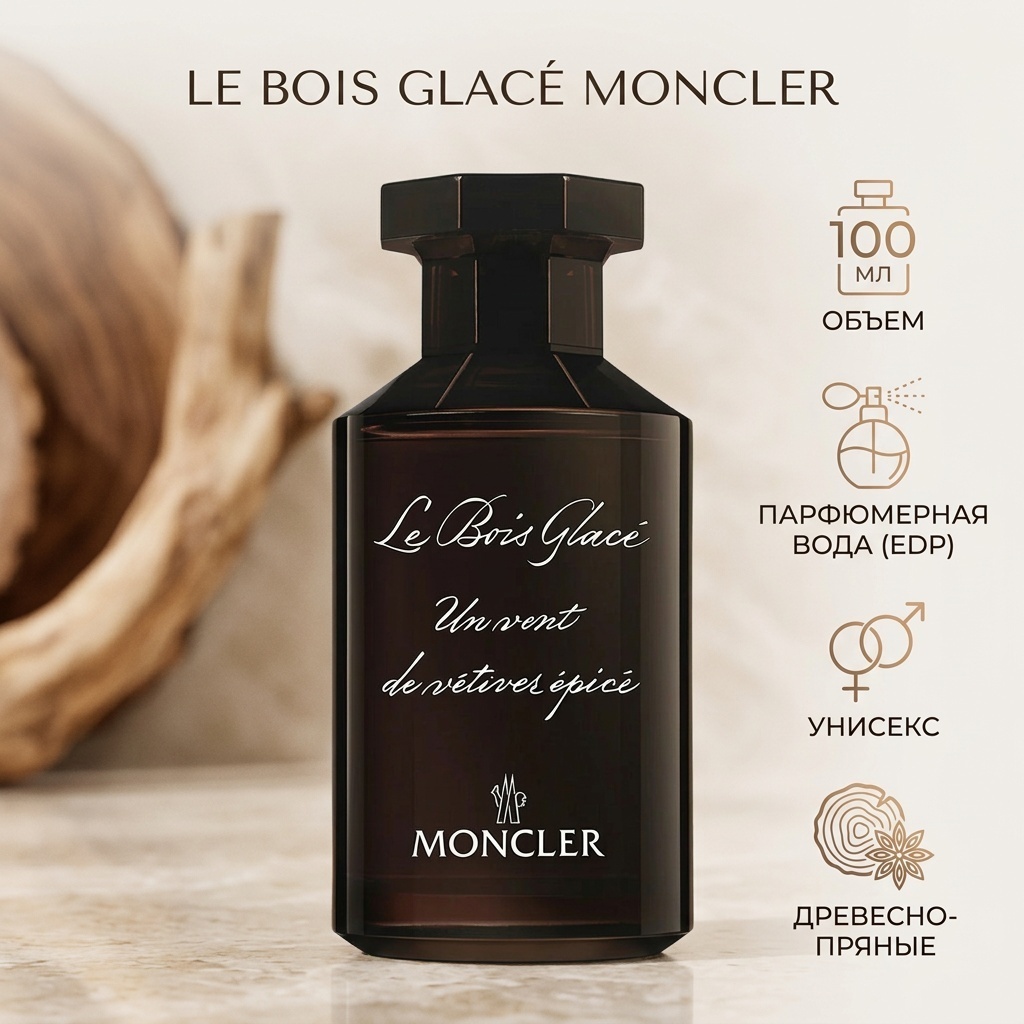 Moncler Le Bois Glace парфюмерная вода EDP 100 мл, унисекс