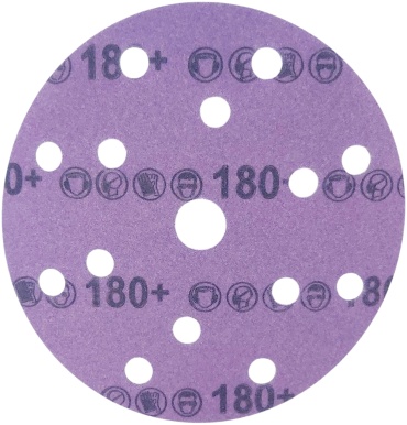 Шлифовальный круг IVT 150 мм, абразивный материал Р180, 10 шт. арт. 7055 SD-150/P180 Pro++ FILM Ceramic