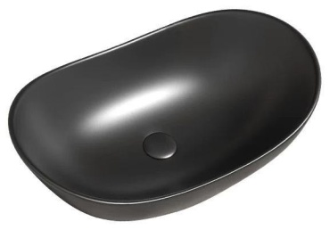 Раковина 912001056 накладная овальная 36х60 см, керамика