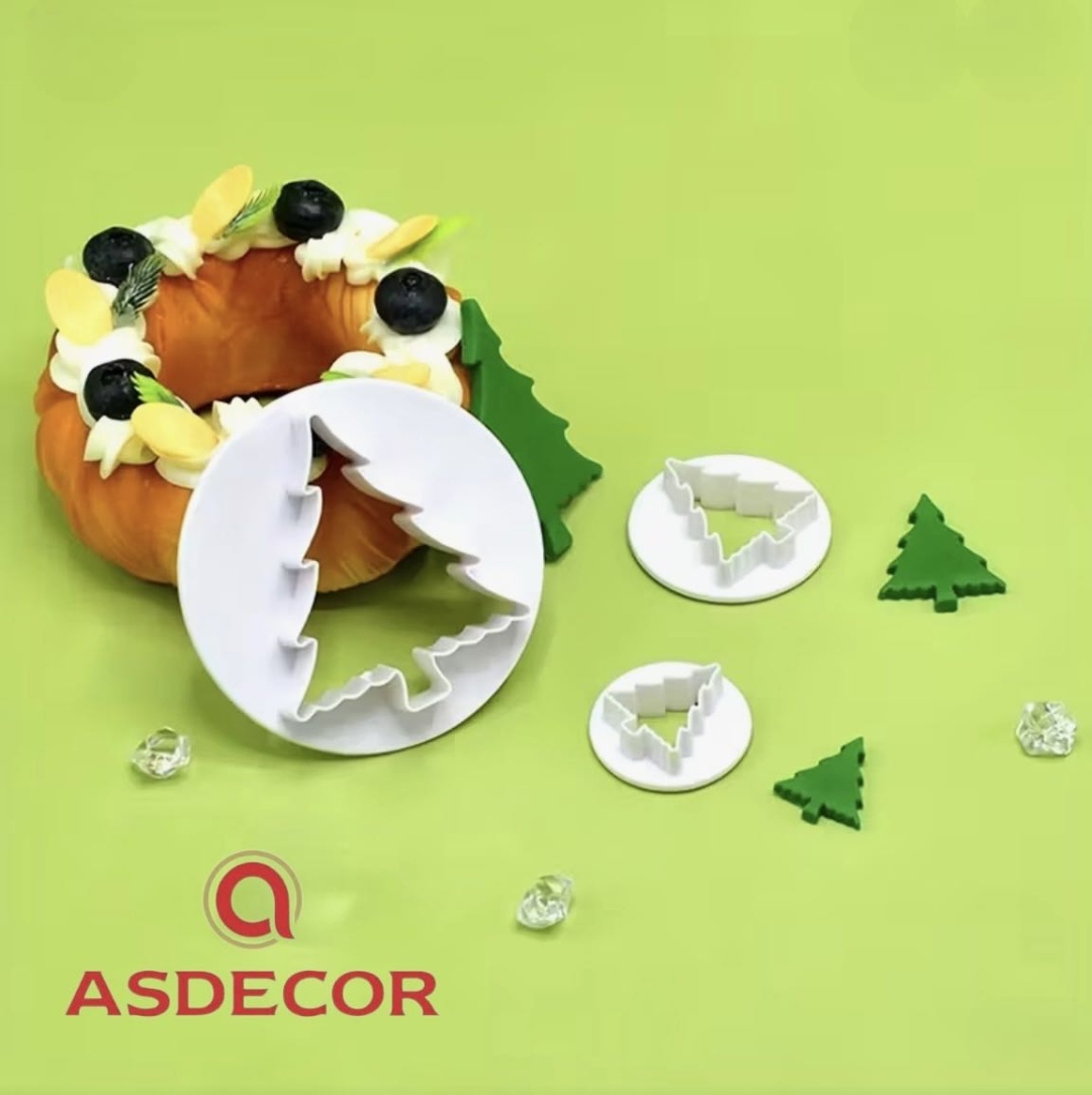 Asdecor каттеры 5796ШЕ "Елки" 3 шт