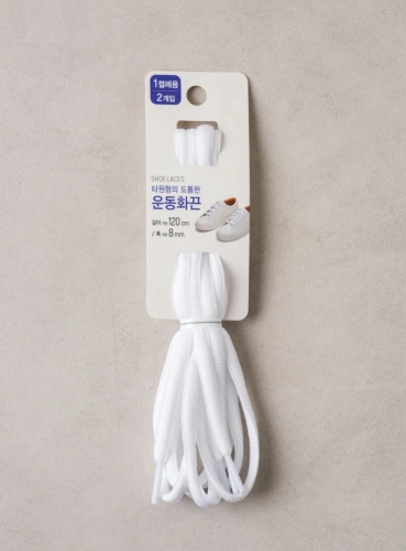 SHOELACES Шнурки для кроссовок 99413022 белый 120 см