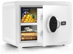 Сейф DELI ET541 ключевой, электронный замок (350х250х250 мм)