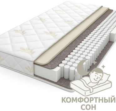 Матрас Комфортный сон Comfort Sleep, 160x200x19 см