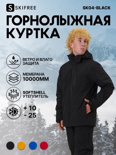 Демисезонная куртка черный