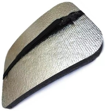 Коврик 01104Коврик(сидушка металлизир.) 35x25 см