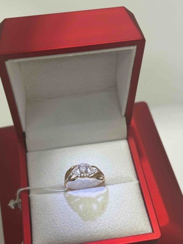 AIA GOLD 9110996256 размер 18 вес 1.47 г золото, фианит