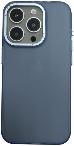 Чехол для Apple iPhone 15 Pro голубой