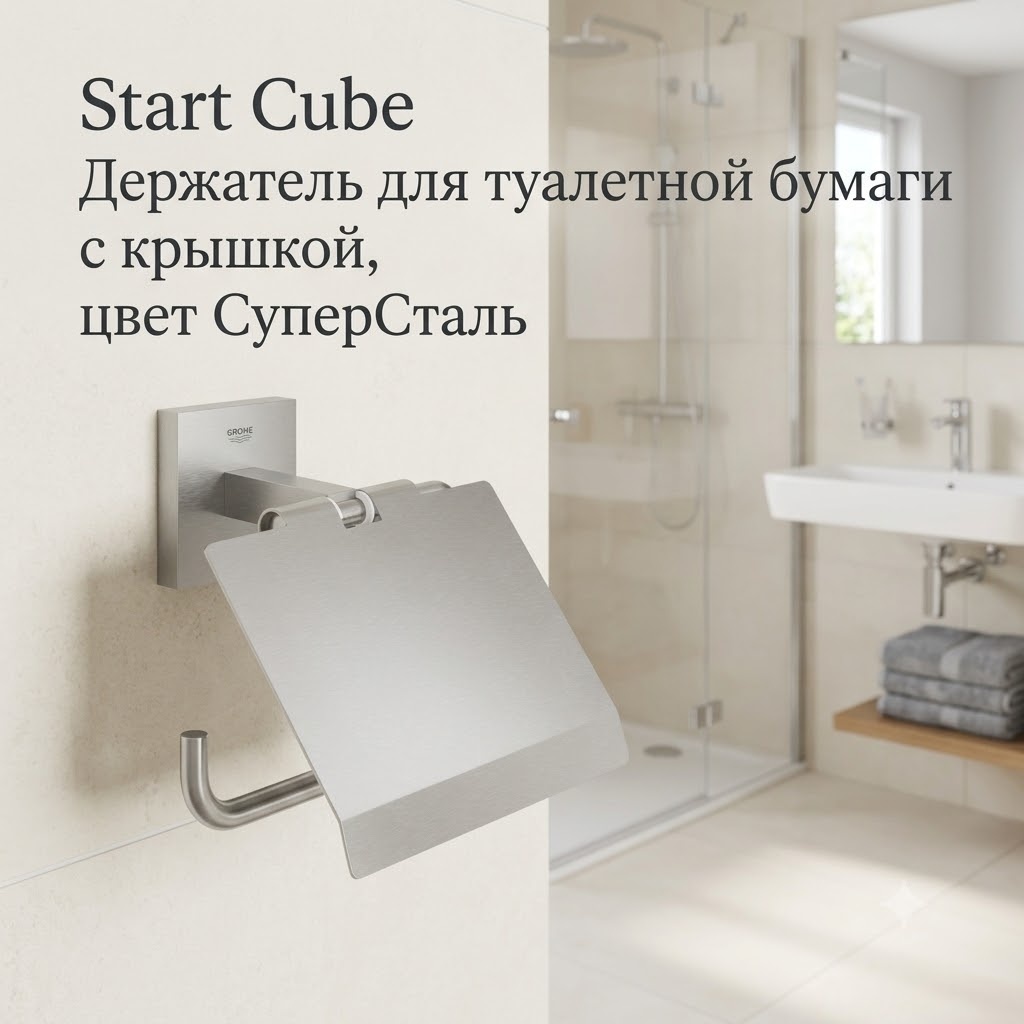 KABINKA.KZ держатель Start Cube 41102DC0 1 шт, металл
