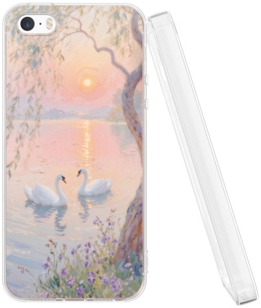 Чехол Mcover для Apple iPhone 5, iPhone 5S, iPhone SE рисунок