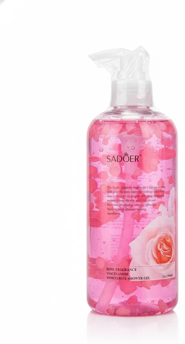 SADOER Rose Fragrance Niacinamide Moisturizing Shower Gel - Увлажняющий гель для душа гель 300 мл