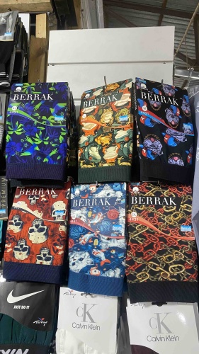 Боксеры Berrak Tekstil черный, темно-голубой