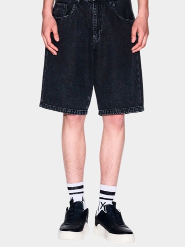 Джинсовые шорты Armani Exchange черный