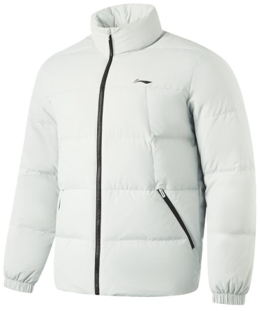 Пуховик LI-NING светло-серый
