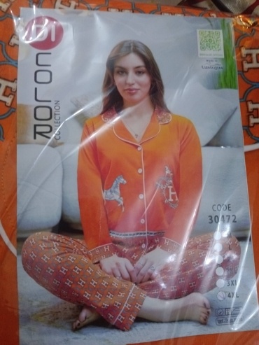 Пижама DI COLOR коралловый, оранжевый