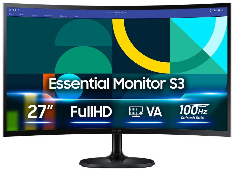 Монитор 27" Samsung LS27D364GAIXCI черный