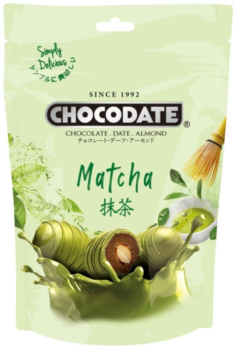 Chocodate финики Matcha в белом шоколаде 90 г