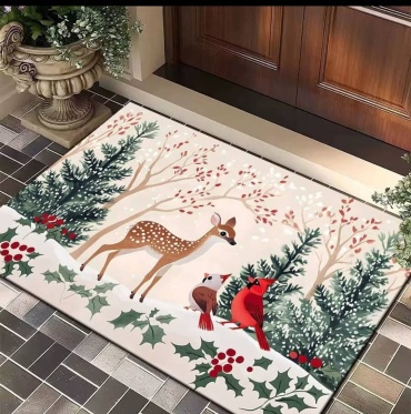 Придверный коврик 50x80 см, Новогодние товары и подарки