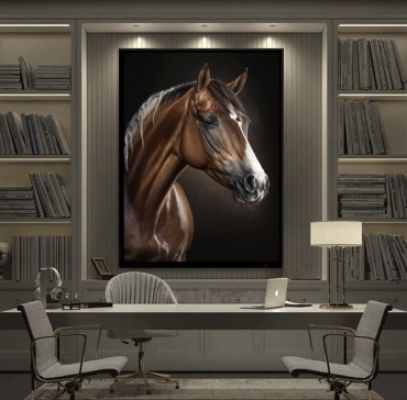 Assel Luxe 3D-картина Assel Luxe Картина Лошадь коричневый 70x100 см