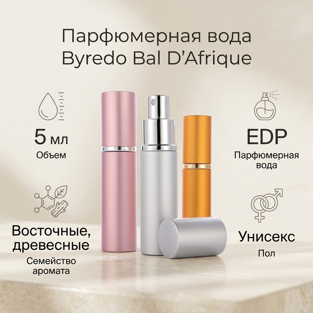 Byredo Bal D’Afrique парфюмерная вода EDP 5 мл, унисекс