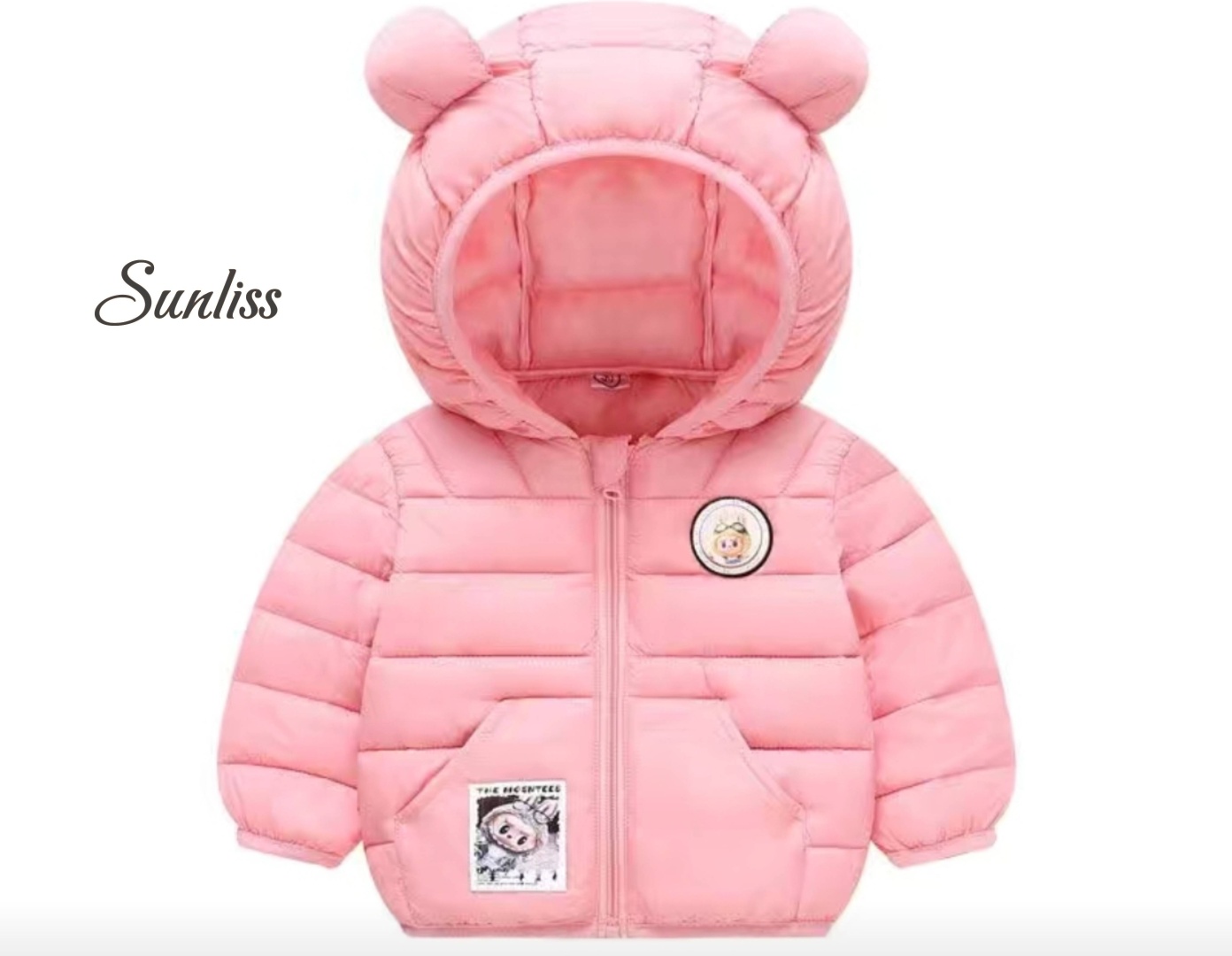 Демисезонная куртка Sunliss Лабубу розовый