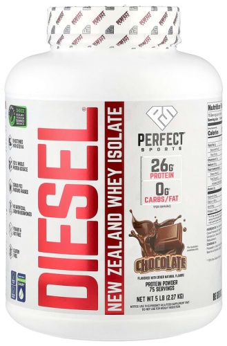Perfect Sports Diesel, изолят сыворотки из Новой Зеландии молочный шоколад 2270 г