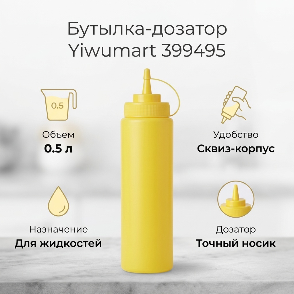 Yiwumart бутылка 399495, пластик