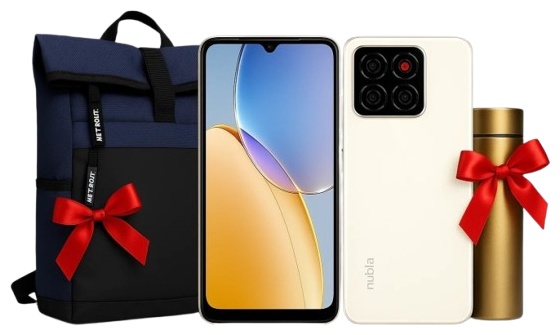 Смартфон ZTE Blade A56 4 ГБ/128 ГБ золотистый + подарок