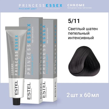 ESTEL PROFESSIONAL Princess Essex 5/11 светлый шатен пепельный интенсивный крем-краска 120 мл