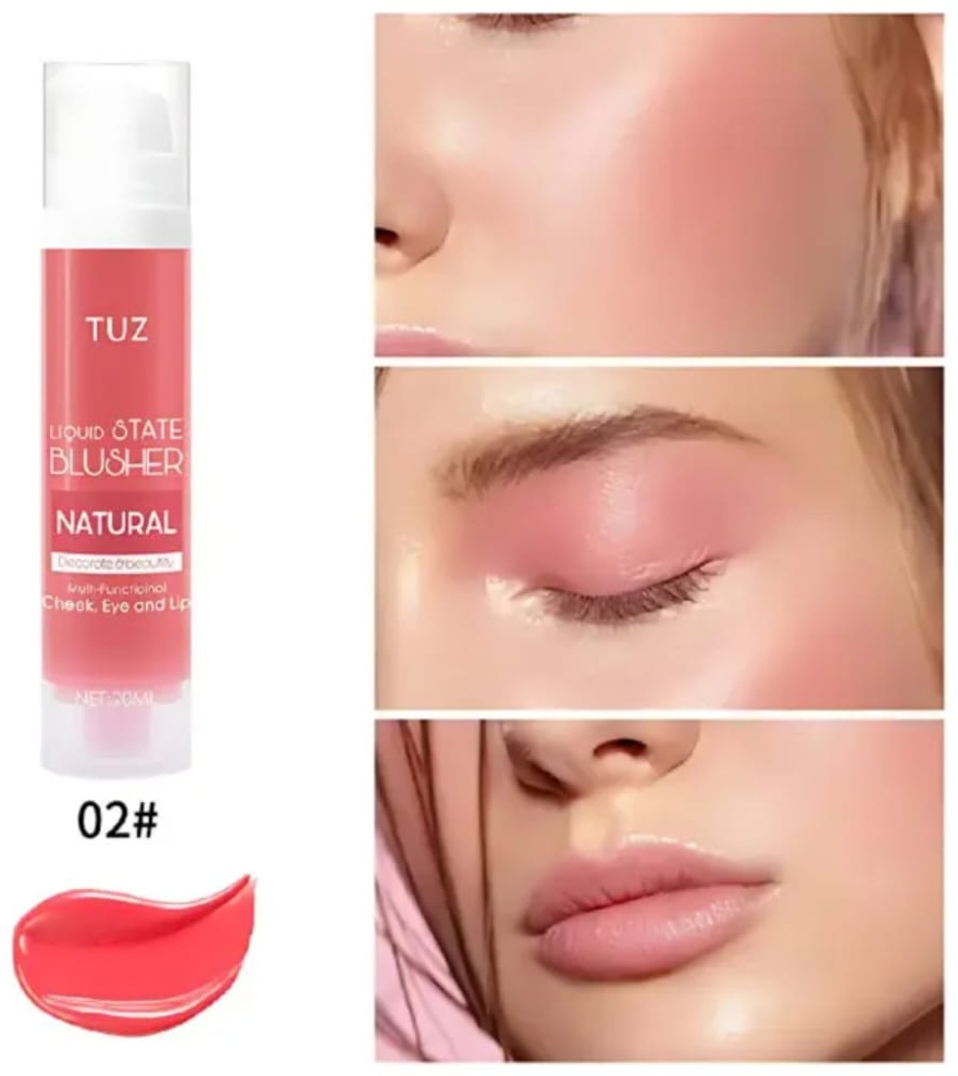 TUZ Liquid State Blusher Natural румяна 02