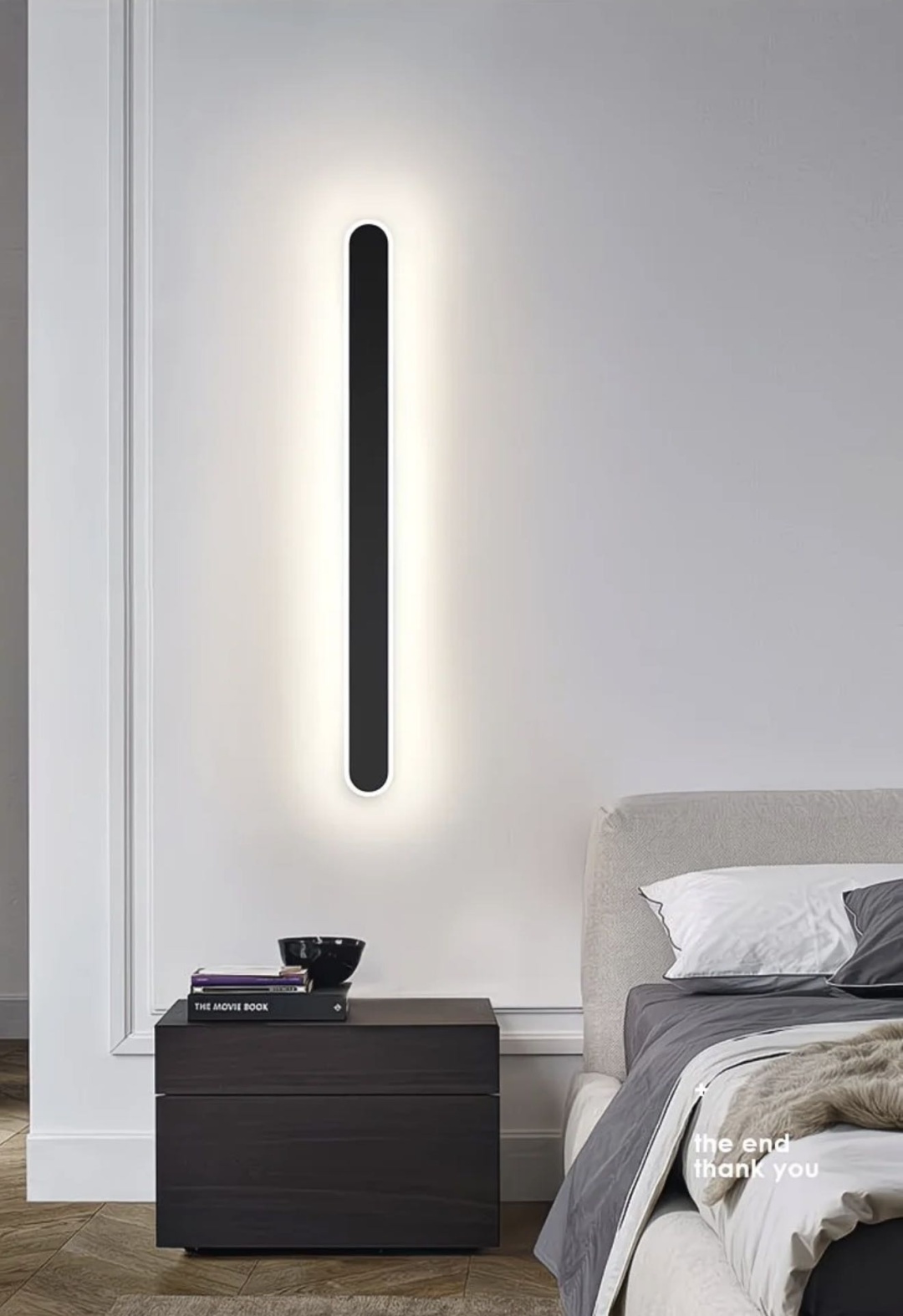 Бра настенный Yosco LED, черный
