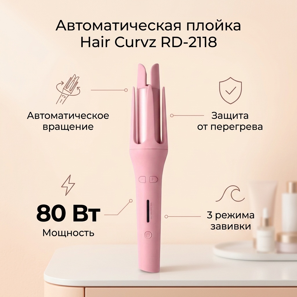 Hair Curvz RD-2118 автоматическая плойка