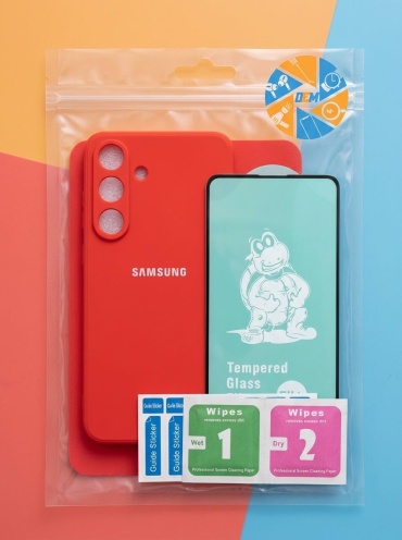 Чехол ОЕМ для Samsung Galaxy A25 красный