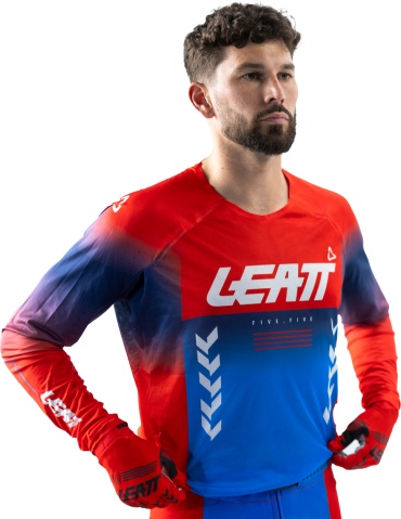 Leatt Jersey Moto 5.5 UltraWeld синий, красный 44