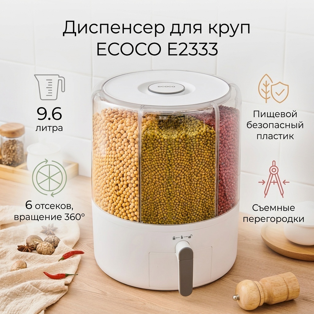 ECOCO диспенсер E2333, пластик