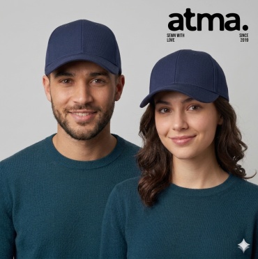 Кепка ATMA brand размер универсальный, синий