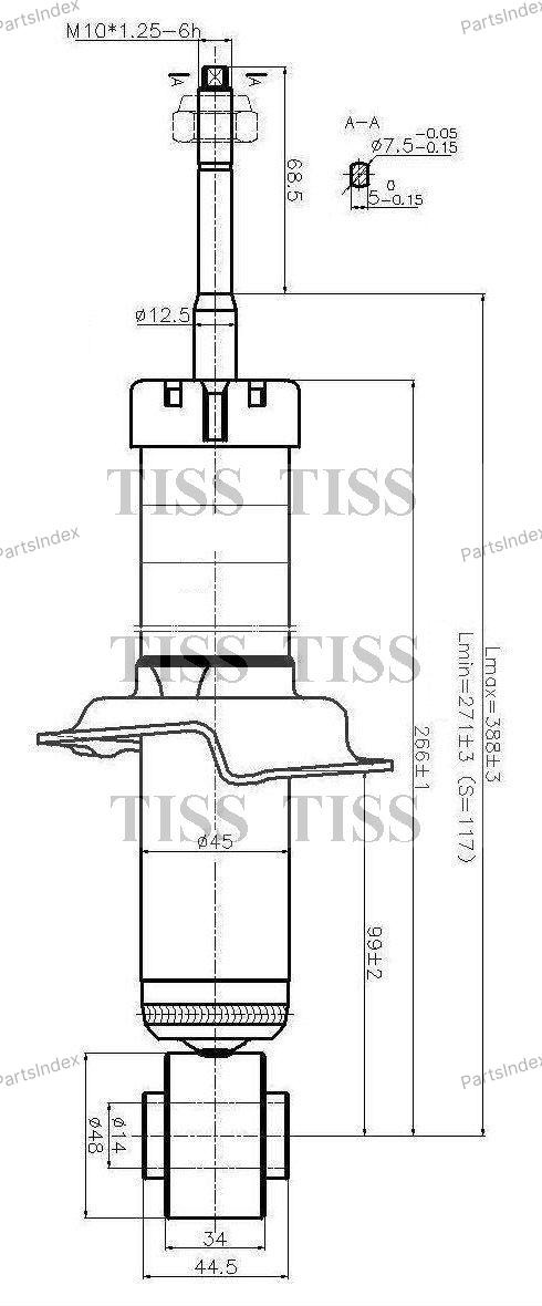Амортизатор JD Амортизатор Подвески JAA0215