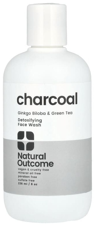 Natural Outcome Charcoal, очищающее средство для умывания, 236 мл флюид 236 мл