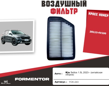 YU CAN воздушный фильтр Kia: 28113-4V100